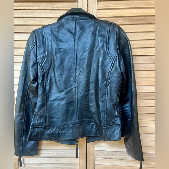Leather Cult BNWOT leather jacket - fits size S/M (size 36) - Picture 5 of 6